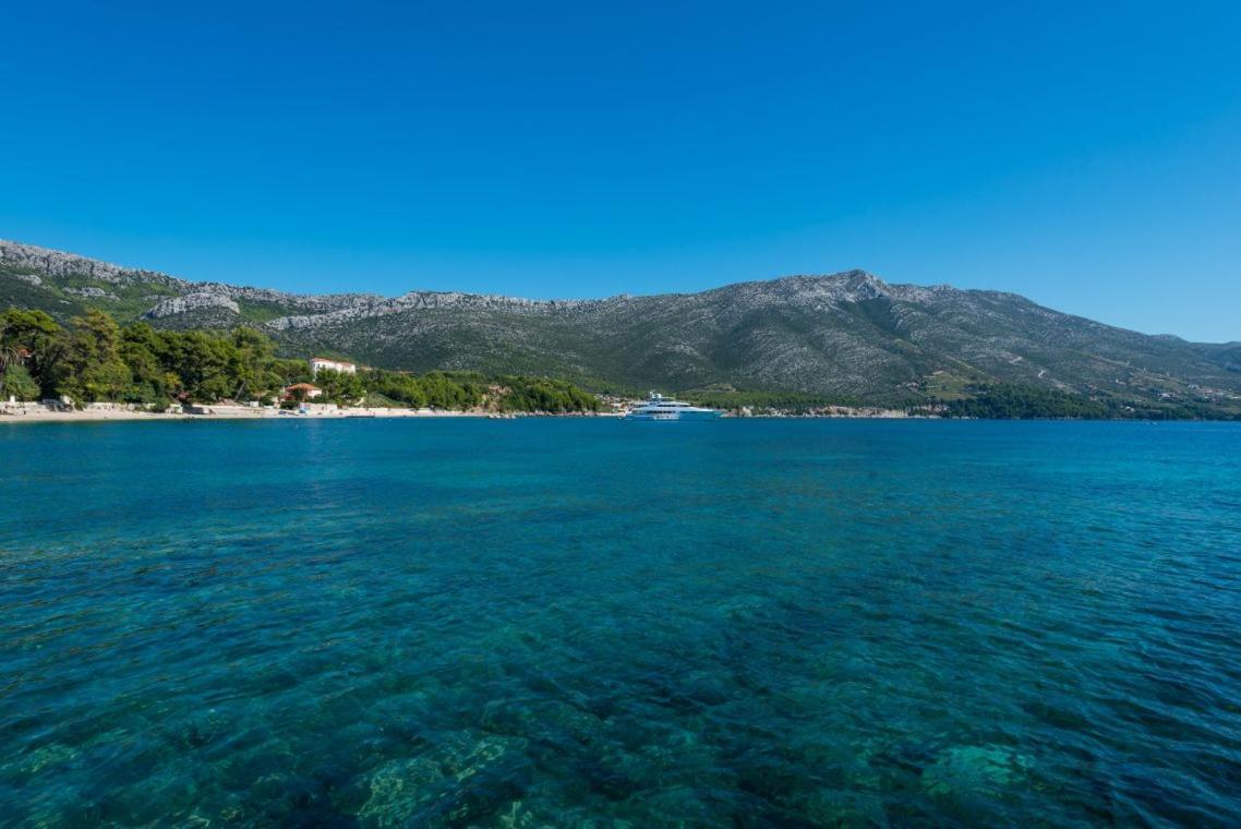 Luxury Beachfront Villa Mare With Private Pool At The Beach Orebic - Peljesac Extérieur photo